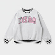 INTER MIAMI CF EASY ENERGY CREW FLEECE RINGER SWEATSHIRT