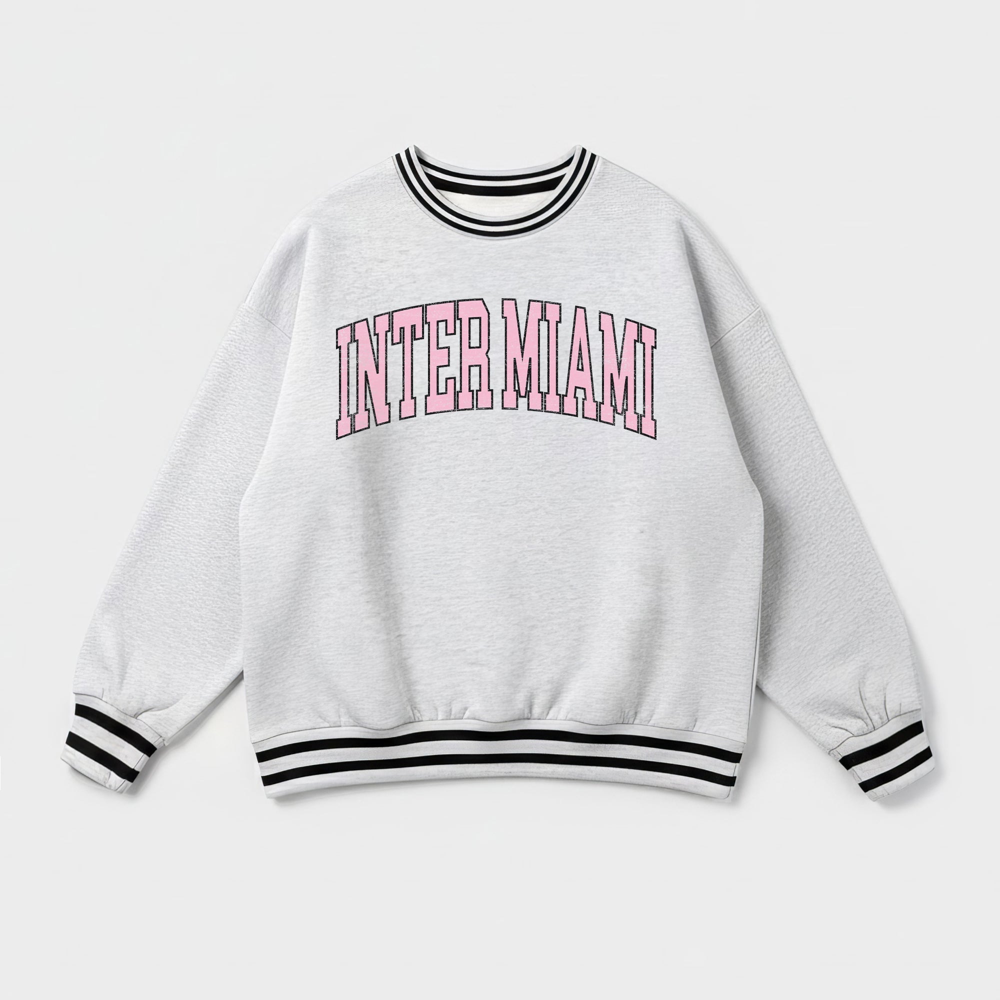 INTER MIAMI CF EASY ENERGY CREW FLEECE RINGER SWEATSHIRT