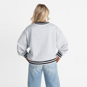 INDIANA HOOSIERS CHAMPION MODE CREW FLEECE RINGER SWEATSHIRT