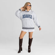 INDIANAPOLIS COLTS EASY ENERGY CREW FLEECE RINGER SWEATSHIRT