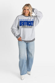 KENTUCKY WILDCATS SHOWDOWN CREW FLEECE RINGER SWEATSHIRT