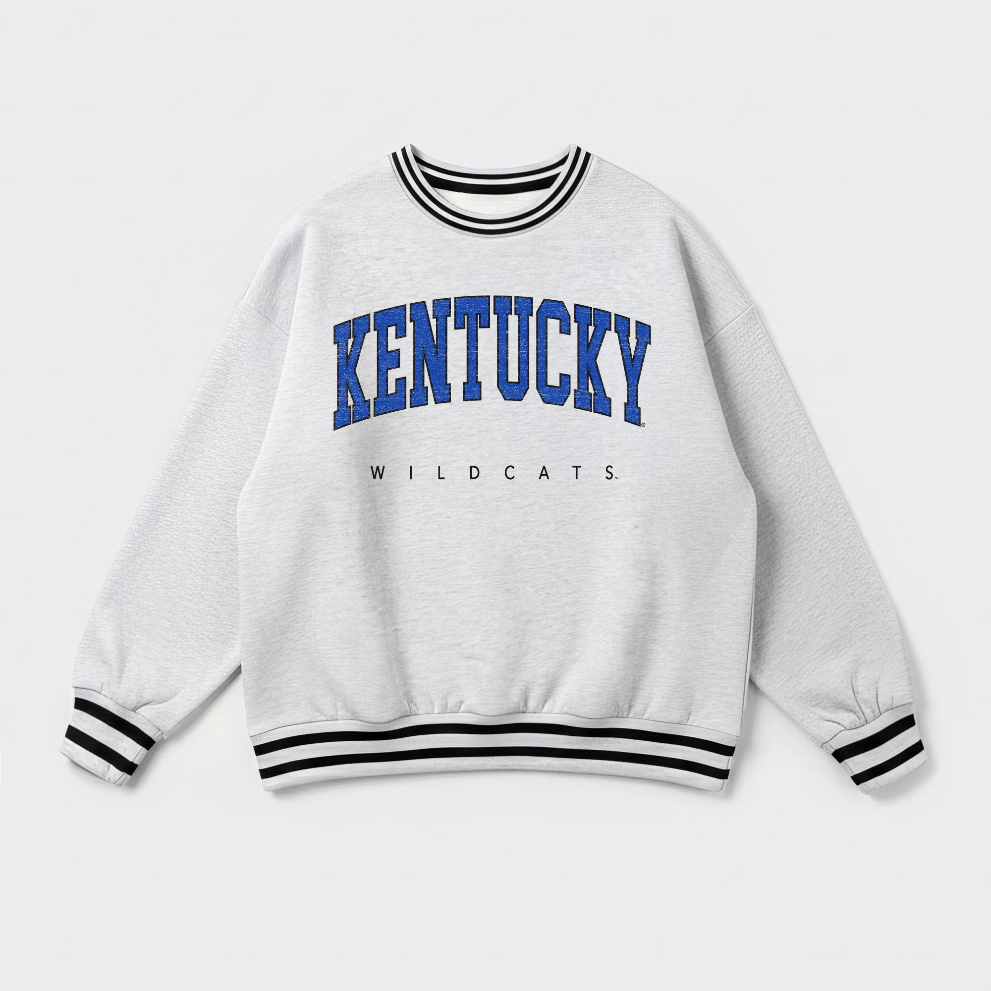 KENTUCKY WILDCATS EASY ENERGY CREW FLEECE RINGER SWEATSHIRT