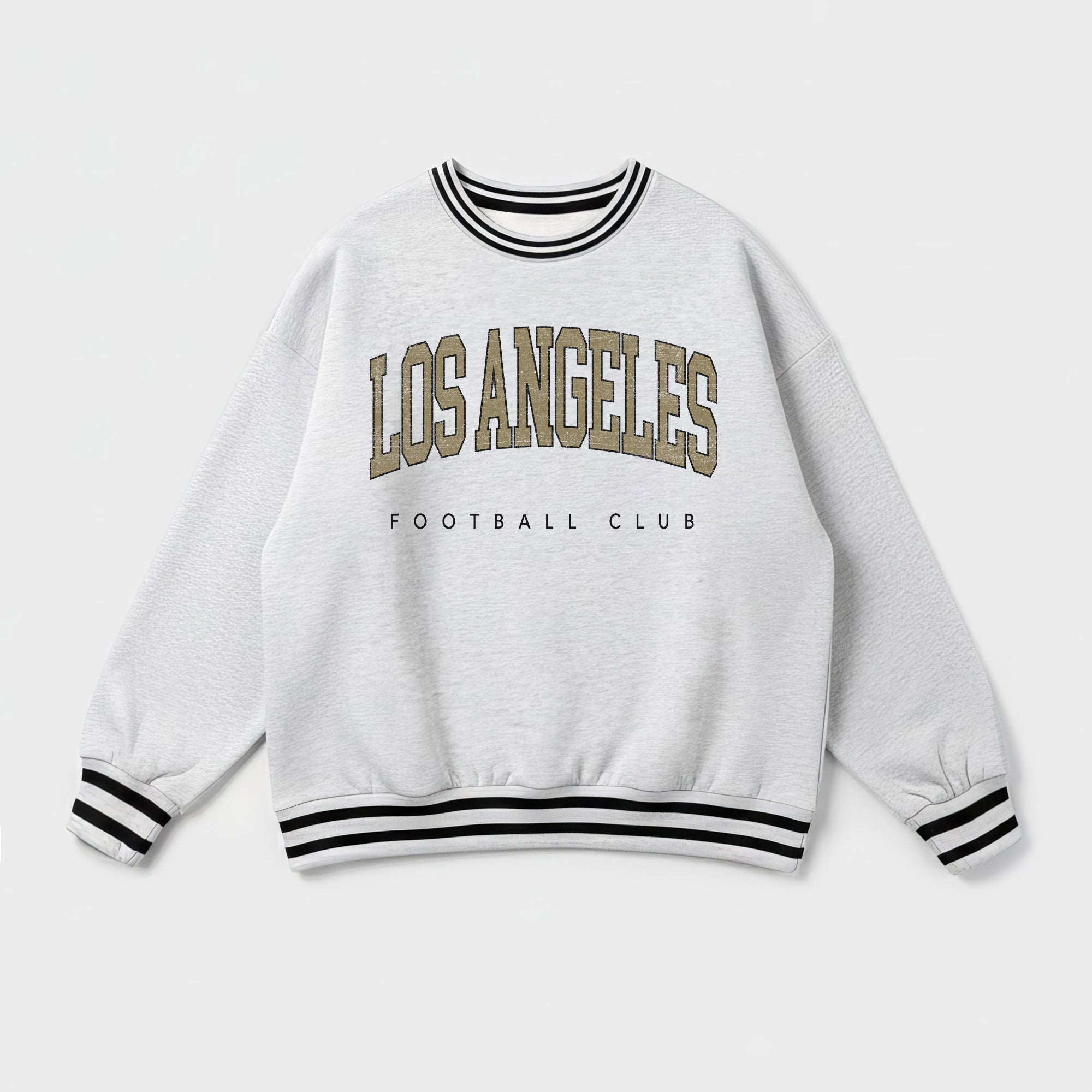 LOS ANGELES FC EASY ENERGY CREW FLEECE RINGER SWEATSHIRT