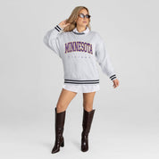 MINNESOTA VIKINGS EASY ENERGY CREW FLEECE RINGER SWEATSHIRT