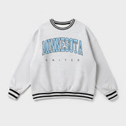 MINNESOTA UNITED EASY ENERGY CREW FLEECE RINGER SWEATSHIRT