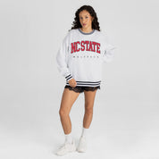 NORTH CAROLINA STATE WOLFPACK EASY ENERGY CREW FLEECE RINGER SWEATSHIRT