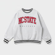 NORTH CAROLINA STATE WOLFPACK EASY ENERGY CREW FLEECE RINGER SWEATSHIRT