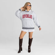 NEW ENGLAND REVOLUTION EASY ENERGY CREW FLEECE RINGER SWEATSHIRT