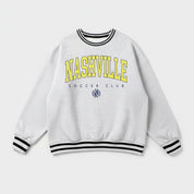 NASHVILLE SC EASY ENERGY CREW FLEECE RINGER SWEATSHIRT