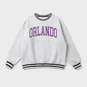 ORLANDO CITY SC EASY ENERGY CREW FLEECE RINGER SWEATSHIRT