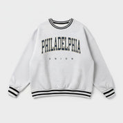 PHILADELPHIA UNION EASY ENERGY CREW FLEECE RINGER SWEATSHIRT