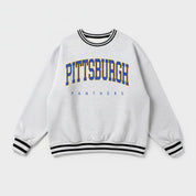 PITTSBURGH PANTHERS EASY ENERGY CREW FLEECE RINGER SWEATSHIRT