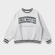 ROCHESTER YELLOWJACKETS EASY ENERGY CREW FLEECE RINGER SWEATSHIRT