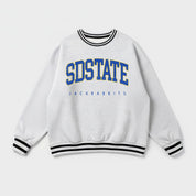 SOUTH DAKOTA STATE JACKRABBITS EASY ENERGY CREW FLEECE RINGER SWEATSHIRT