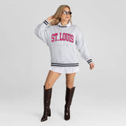 ST. LOUIS CITY SC EASY ENERGY CREW FLEECE RINGER SWEATSHIRT