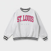 ST. LOUIS CITY SC EASY ENERGY CREW FLEECE RINGER SWEATSHIRT