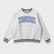 TENNESSEE TITANS EASY ENERGY CREW FLEECE RINGER SWEATSHIRT