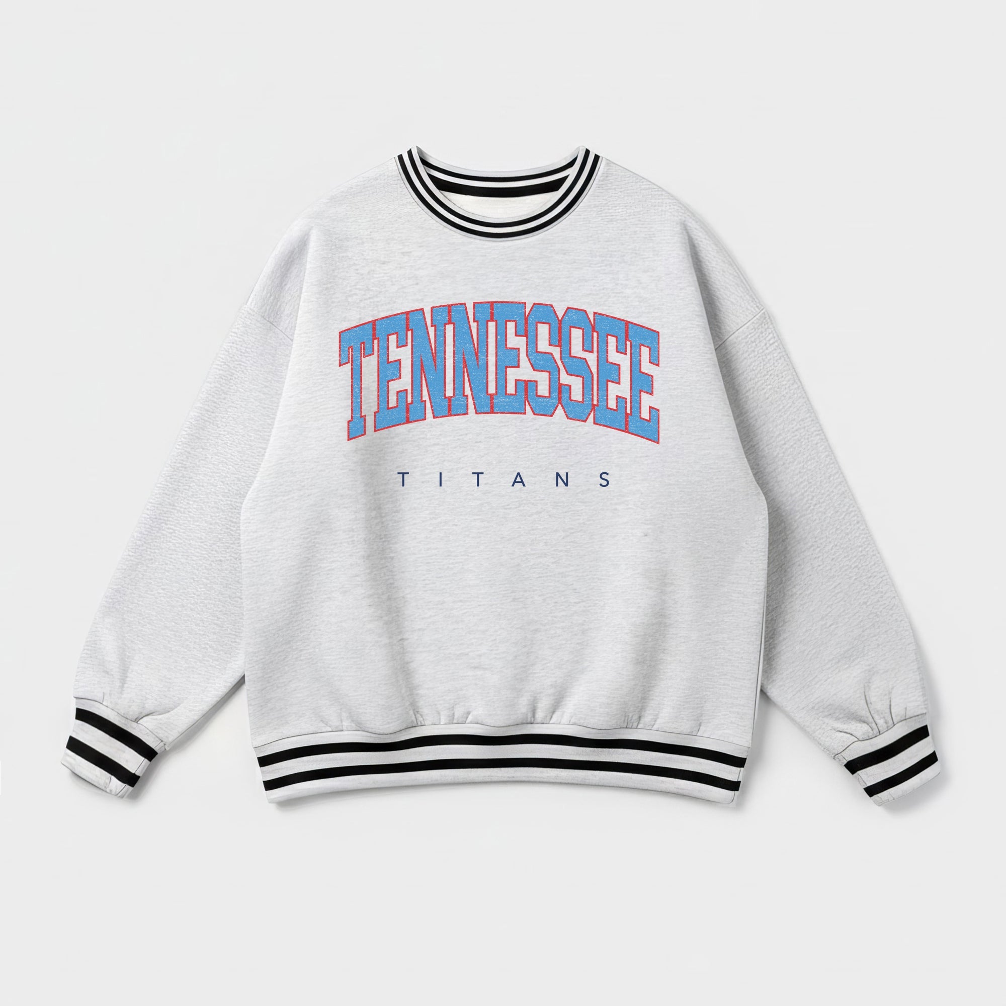 TENNESSEE TITANS EASY ENERGY CREW FLEECE RINGER SWEATSHIRT