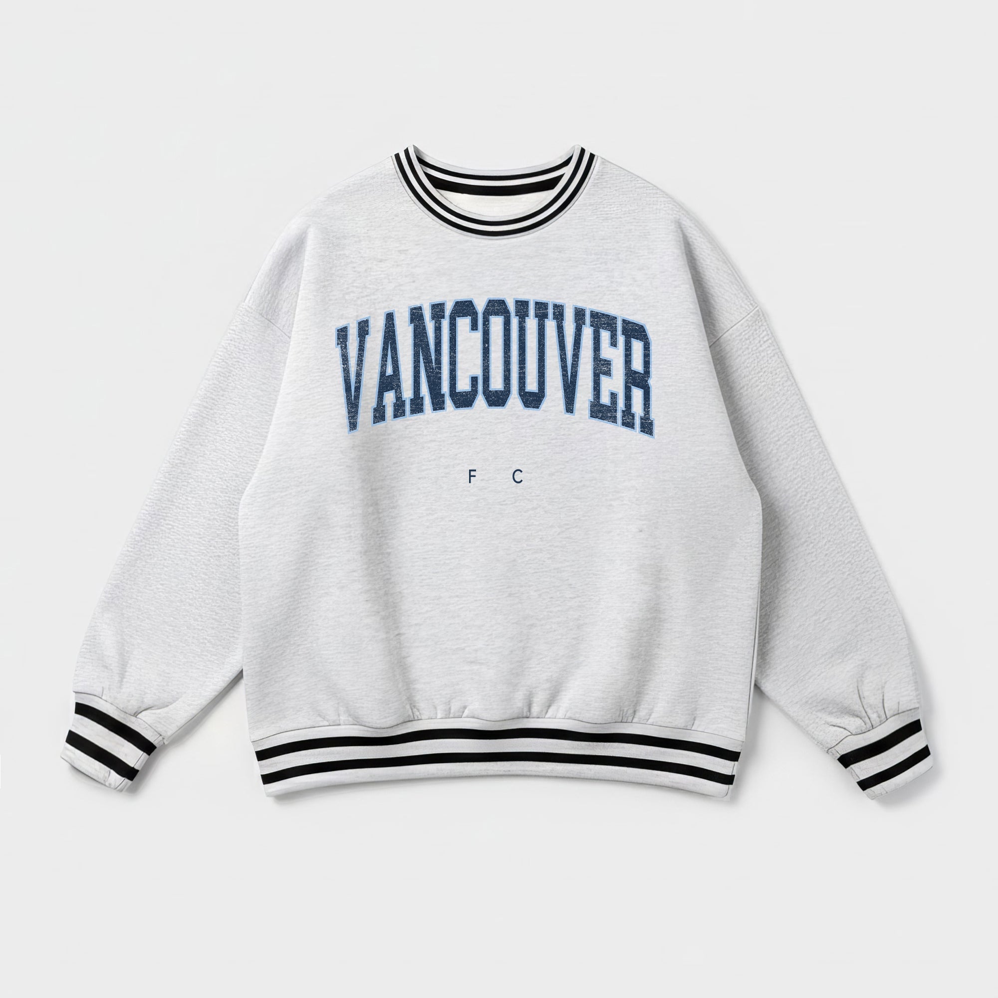 VANCOUVER WHITECAPS FC EASY ENERGY CREW FLEECE RINGER SWEATSHIRT