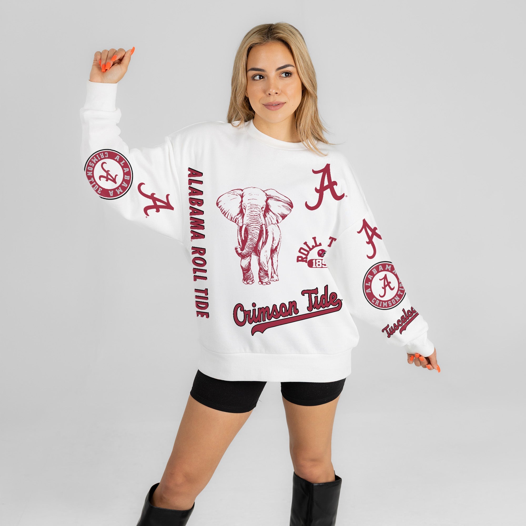 ALABAMA CRIMSON TIDE PRIME TIME PREMIUM CREWNECK SWEATSHIRT
