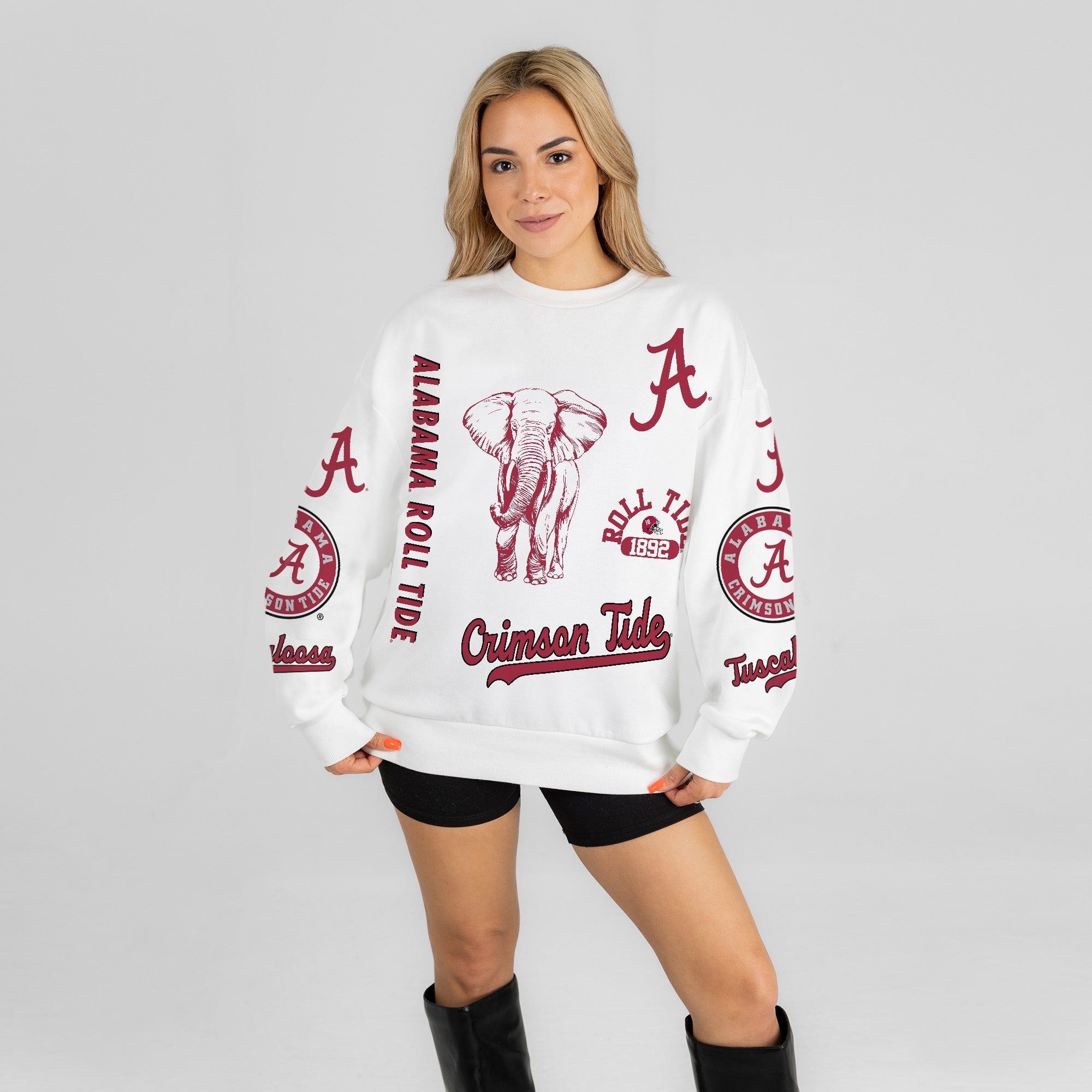 ALABAMA CRIMSON TIDE PRIME TIME PREMIUM CREWNECK SWEATSHIRT