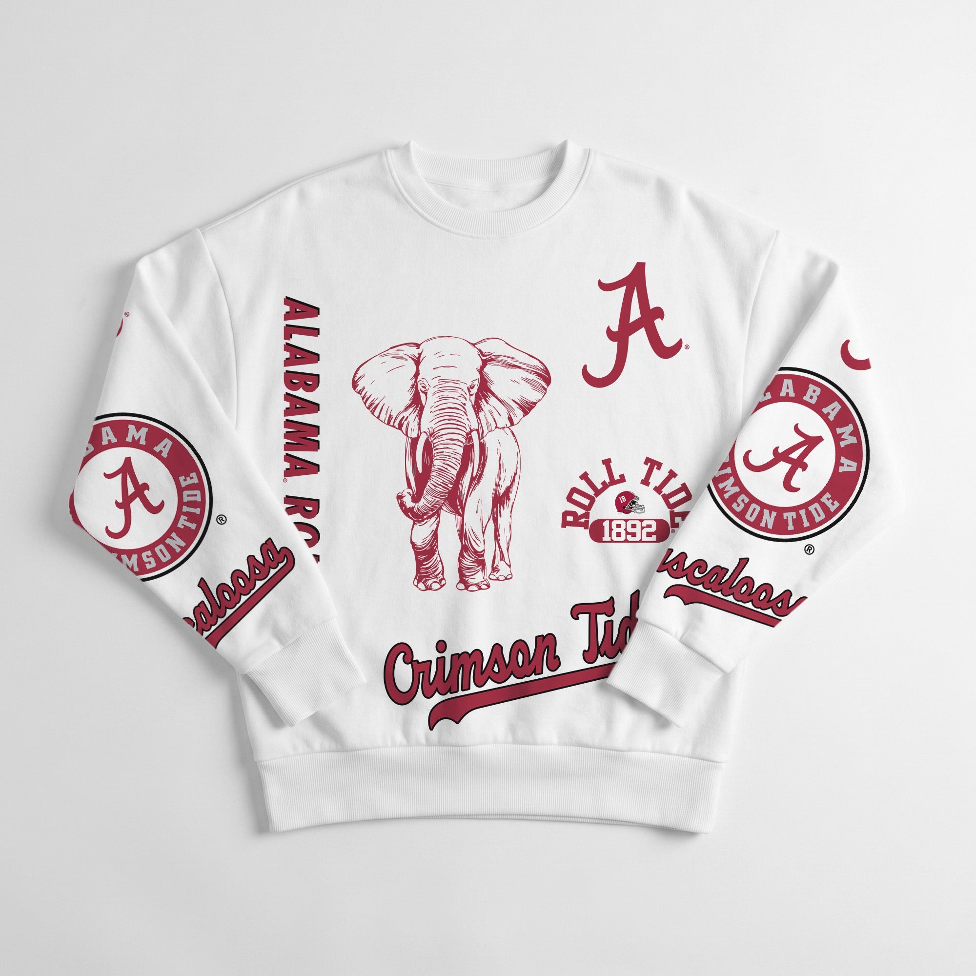 ALABAMA CRIMSON TIDE PRIME TIME PREMIUM CREWNECK SWEATSHIRT
