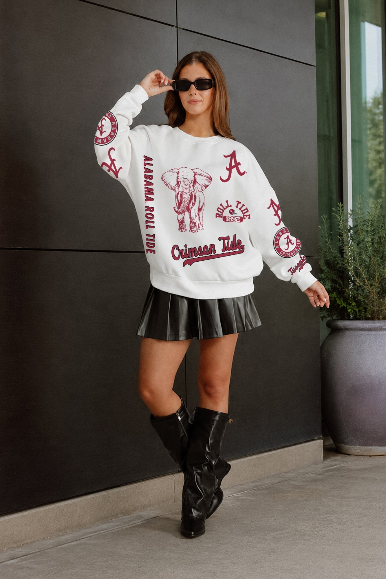 ALABAMA CRIMSON TIDE PRIME TIME PREMIUM CREWNECK SWEATSHIRT