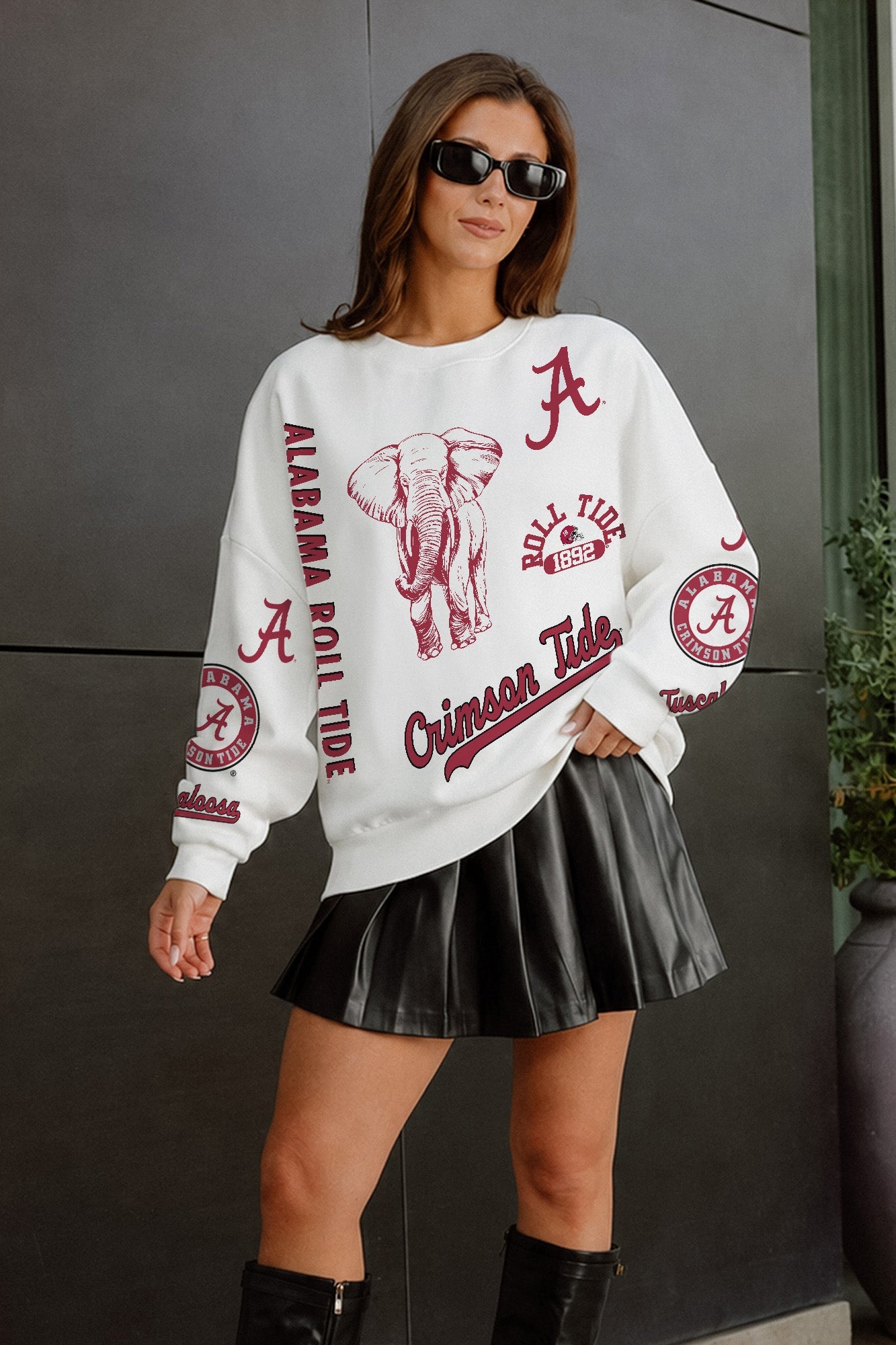 ALABAMA CRIMSON TIDE PRIME TIME PREMIUM CREWNECK SWEATSHIRT