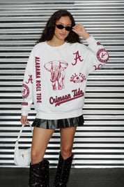 ALABAMA CRIMSON TIDE PRIME TIME PREMIUM CREWNECK SWEATSHIRT