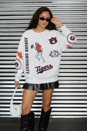 AUBURN TIGERS PRIME TIME PREMIUM CREWNECK SWEATSHIRT