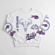 BUFFALO BILLS PRIME TIME PREMIUM CREWNECK SWEATSHIRT