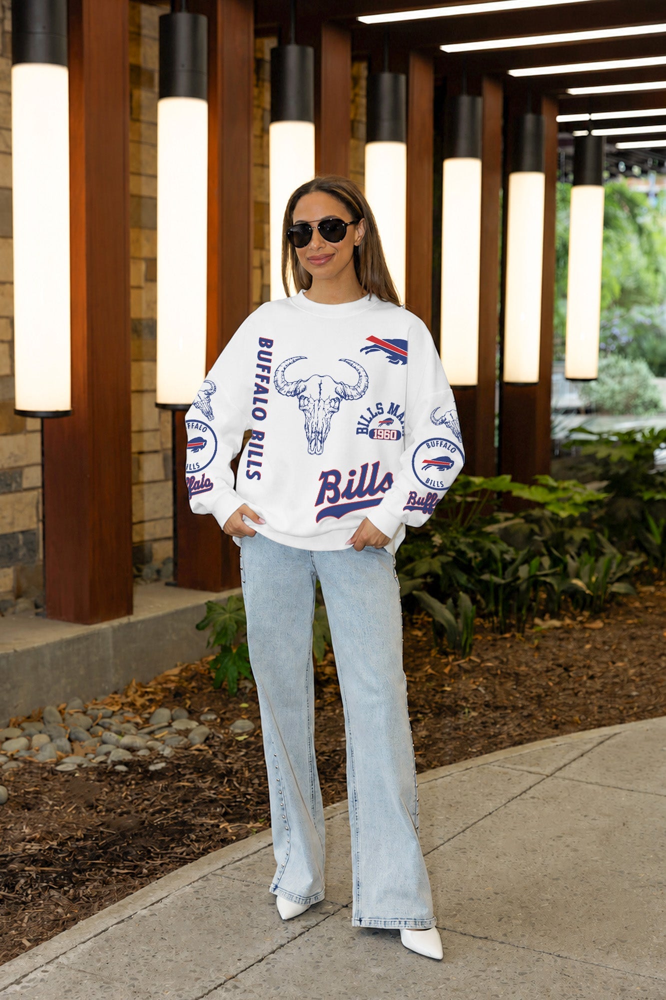 BUFFALO BILLS PRIME TIME PREMIUM CREWNECK SWEATSHIRT