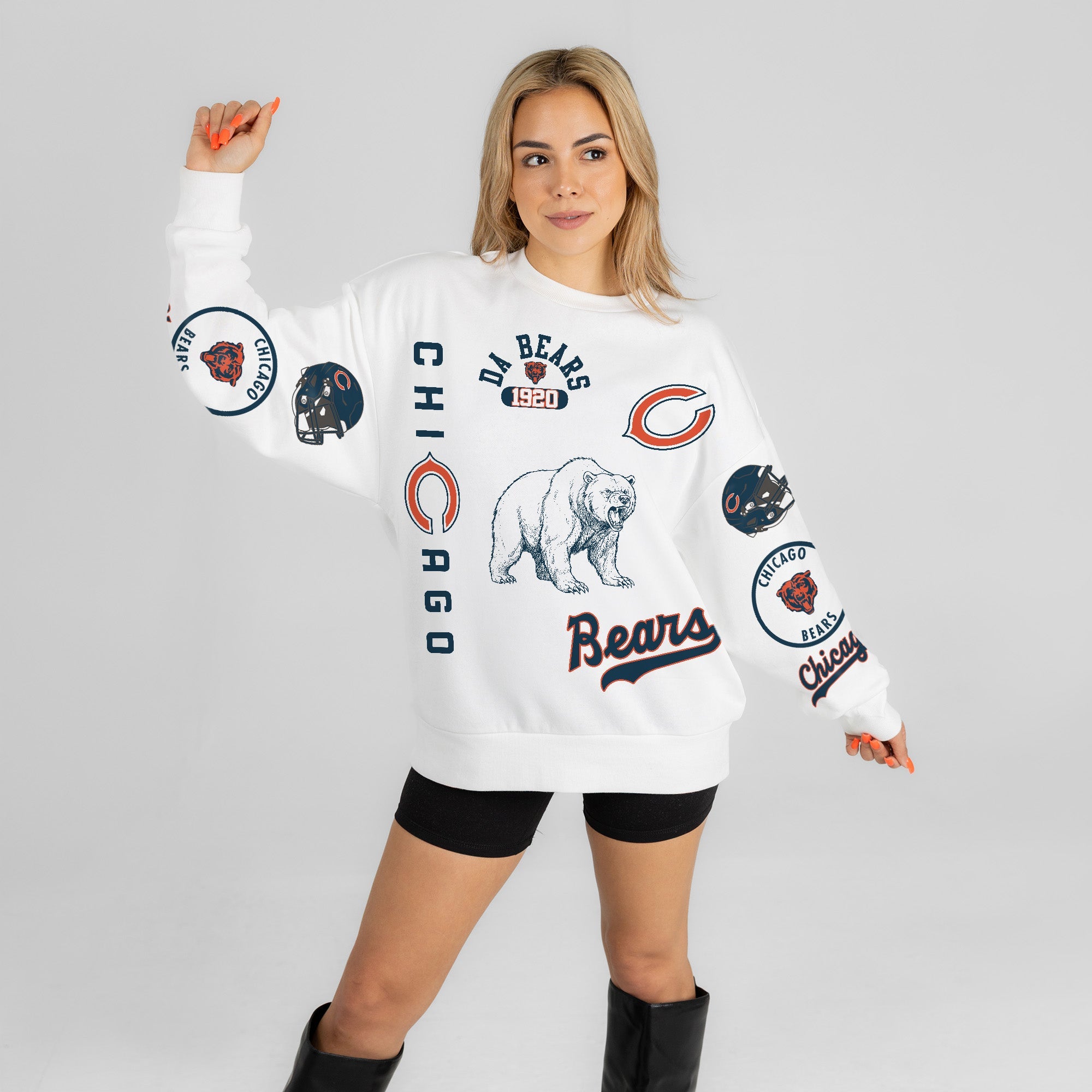 CHICAGO BEARS PRIME TIME PREMIUM CREWNECK SWEATSHIRT