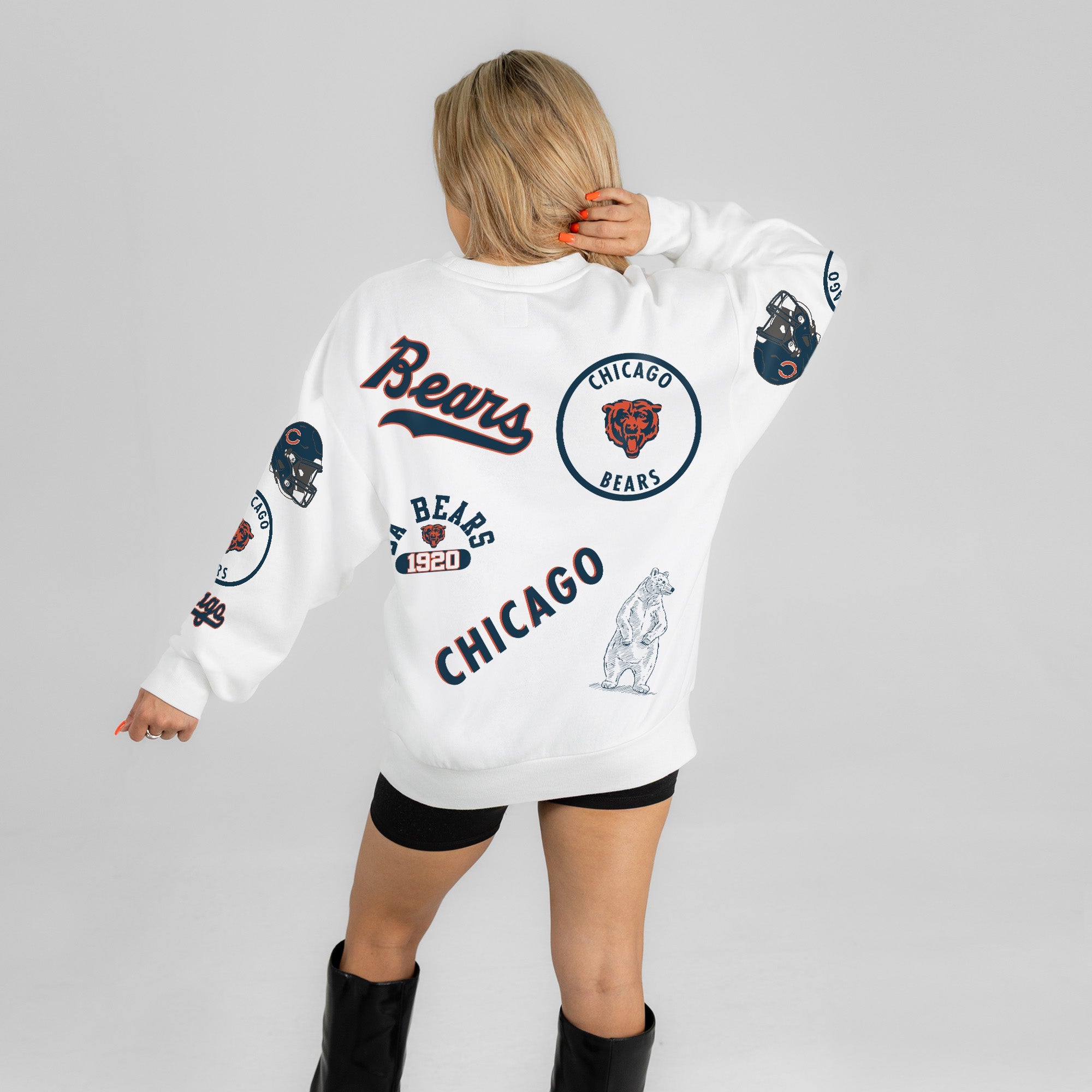 CHICAGO BEARS PRIME TIME PREMIUM CREWNECK SWEATSHIRT