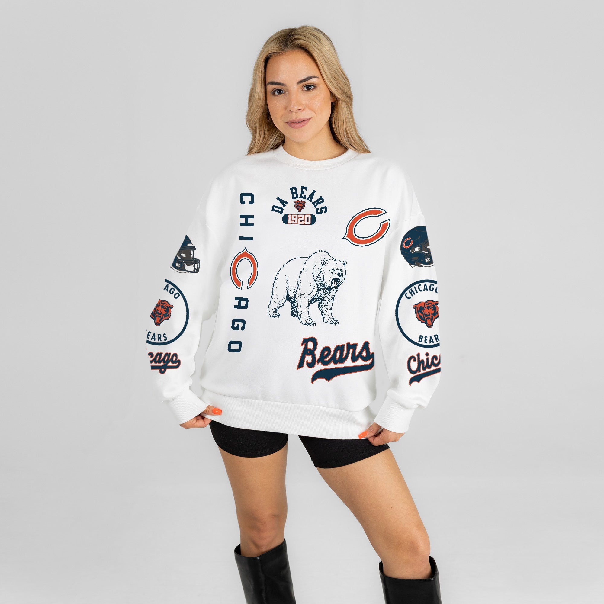 CHICAGO BEARS PRIME TIME PREMIUM CREWNECK SWEATSHIRT