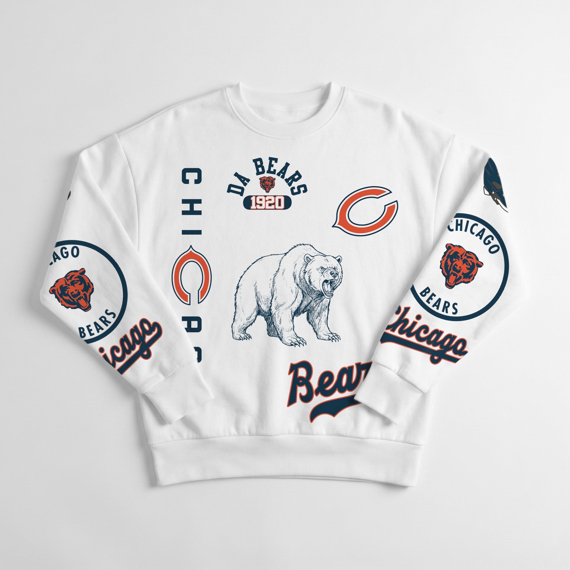 CHICAGO BEARS PRIME TIME PREMIUM CREWNECK SWEATSHIRT