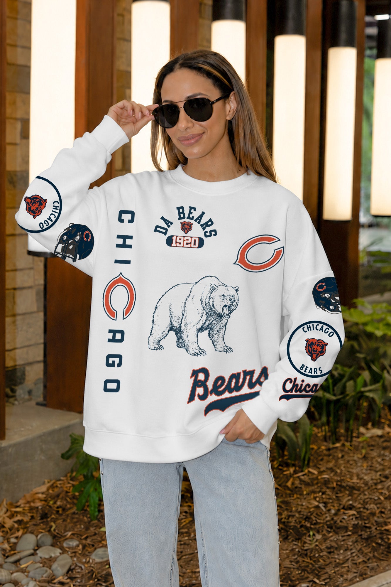 CHICAGO BEARS PRIME TIME PREMIUM CREWNECK SWEATSHIRT