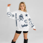 DALLAS COWBOYS PRIME TIME PREMIUM CREWNECK SWEATSHIRT
