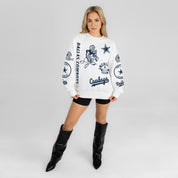 DALLAS COWBOYS PRIME TIME PREMIUM CREWNECK SWEATSHIRT