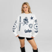 DALLAS COWBOYS PRIME TIME PREMIUM CREWNECK SWEATSHIRT
