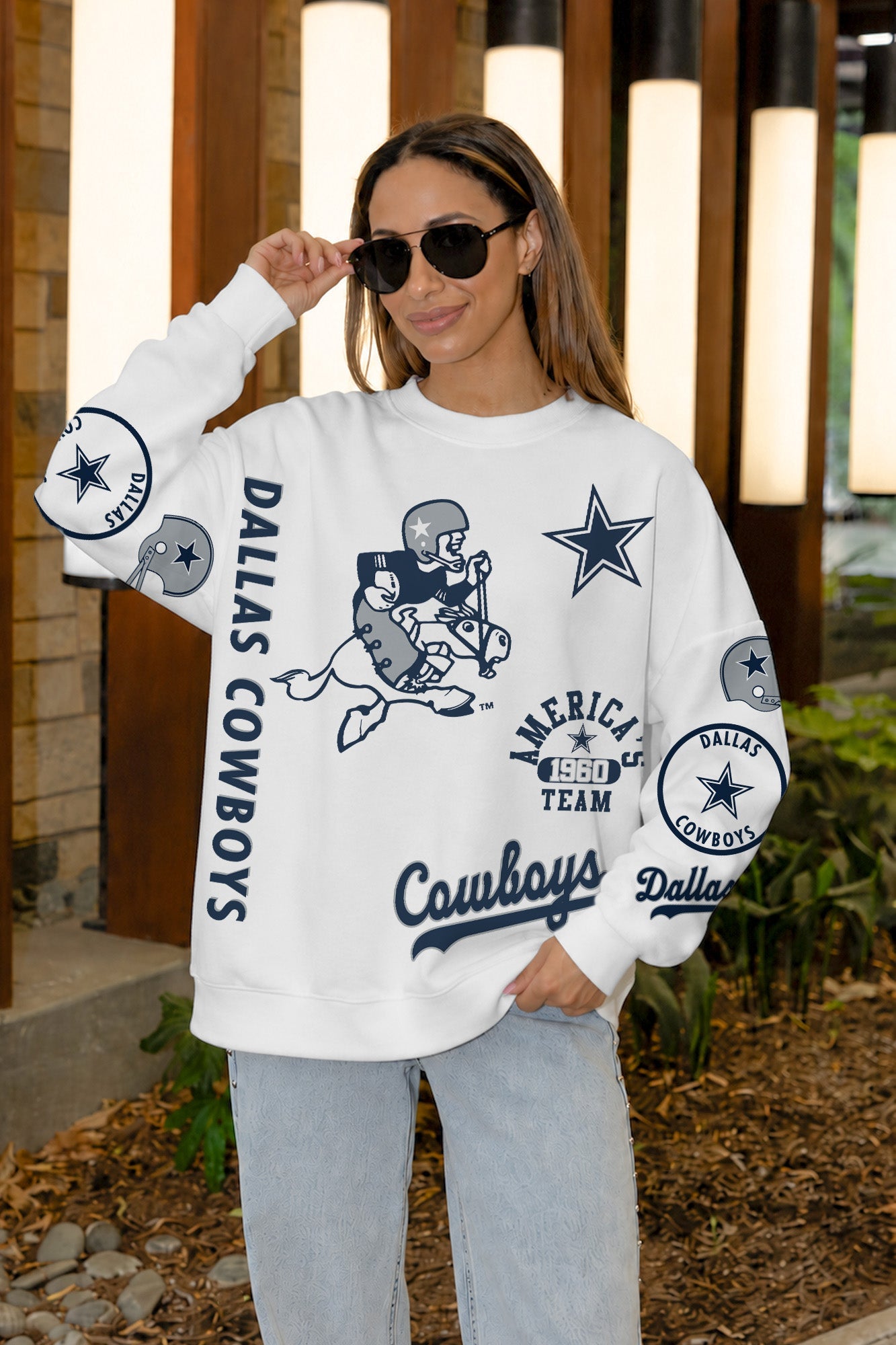 DALLAS COWBOYS PRIME TIME PREMIUM CREWNECK SWEATSHIRT