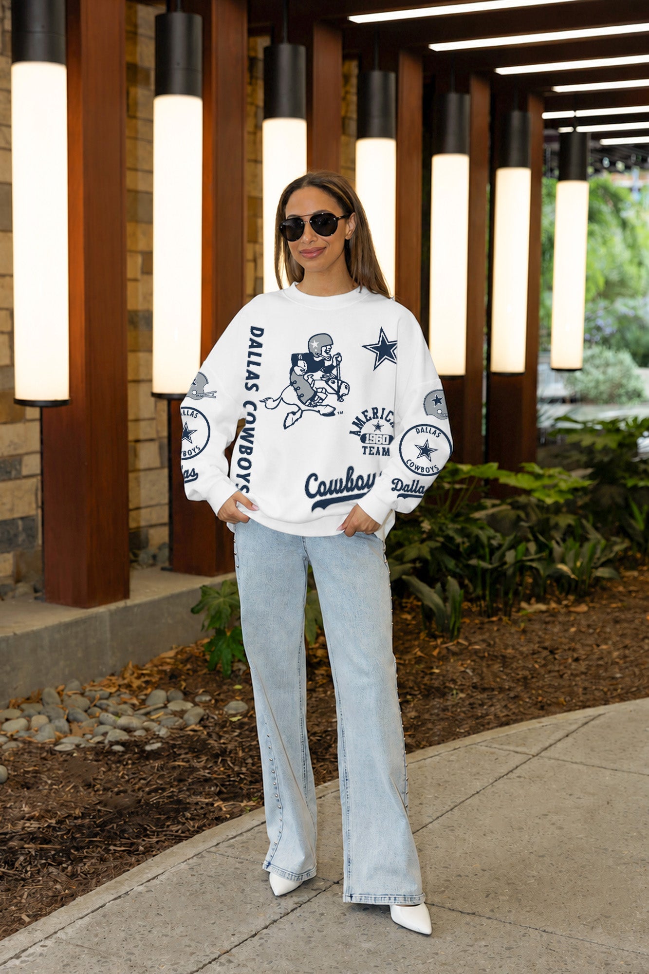 DALLAS COWBOYS PRIME TIME PREMIUM CREWNECK SWEATSHIRT