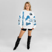 DETROIT LIONS PRIME TIME PREMIUM CREWNECK SWEATSHIRT