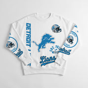 DETROIT LIONS PRIME TIME PREMIUM CREWNECK SWEATSHIRT