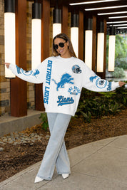 DETROIT LIONS PRIME TIME PREMIUM CREWNECK SWEATSHIRT