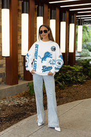 DETROIT LIONS PRIME TIME PREMIUM CREWNECK SWEATSHIRT