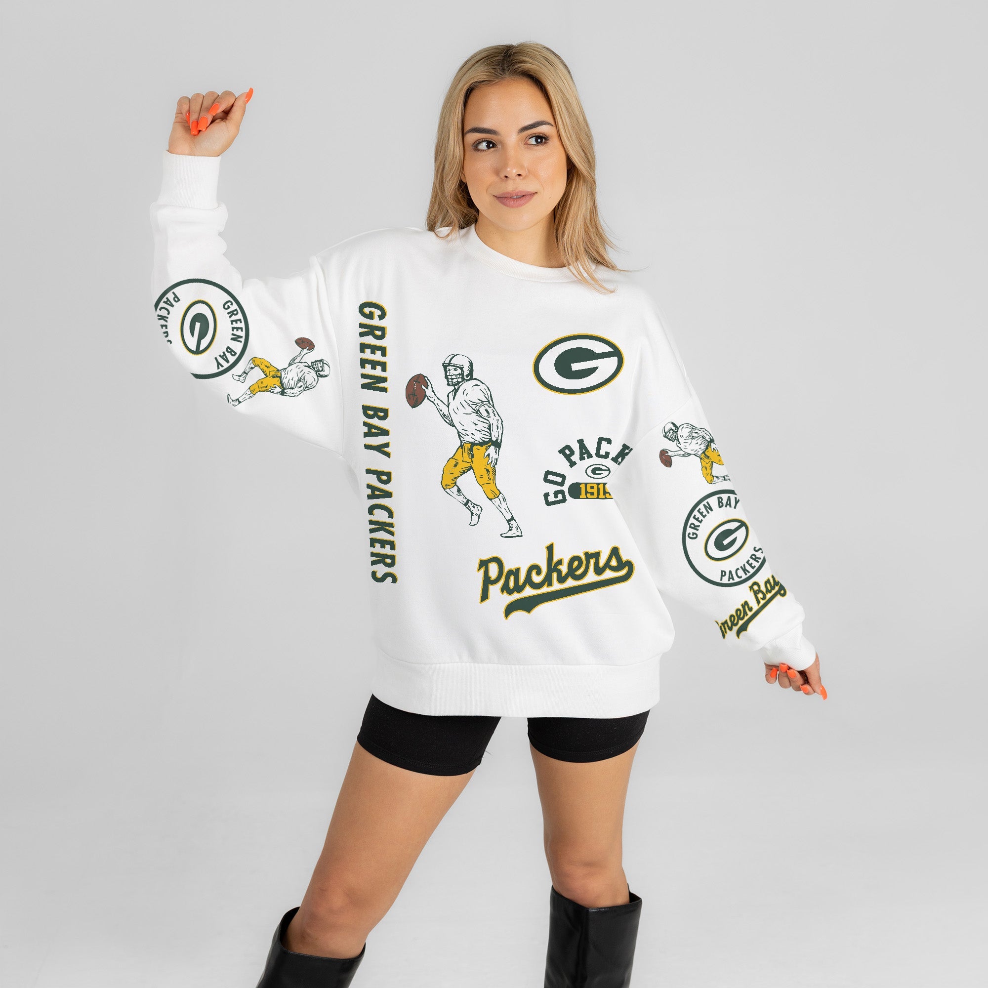 GREEN BAY PACKERS PRIME TIME PREMIUM CREWNECK SWEATSHIRT