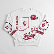INDIANA HOOSIERS PRIME TIME PREMIUM CREWNECK SWEATSHIRT