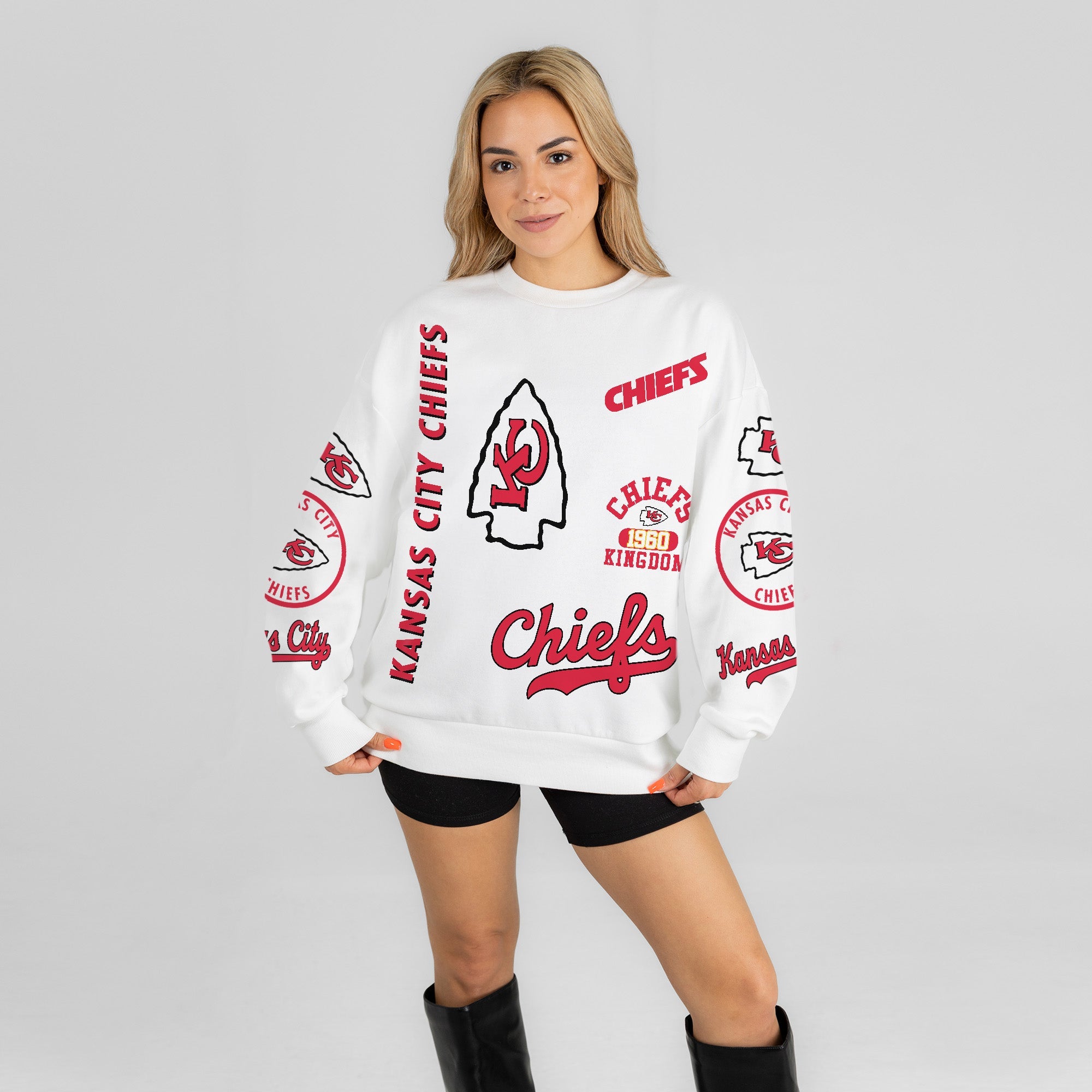KANSAS CITY CHIEFS PRIME TIME PREMIUM CREWNECK SWEATSHIRT