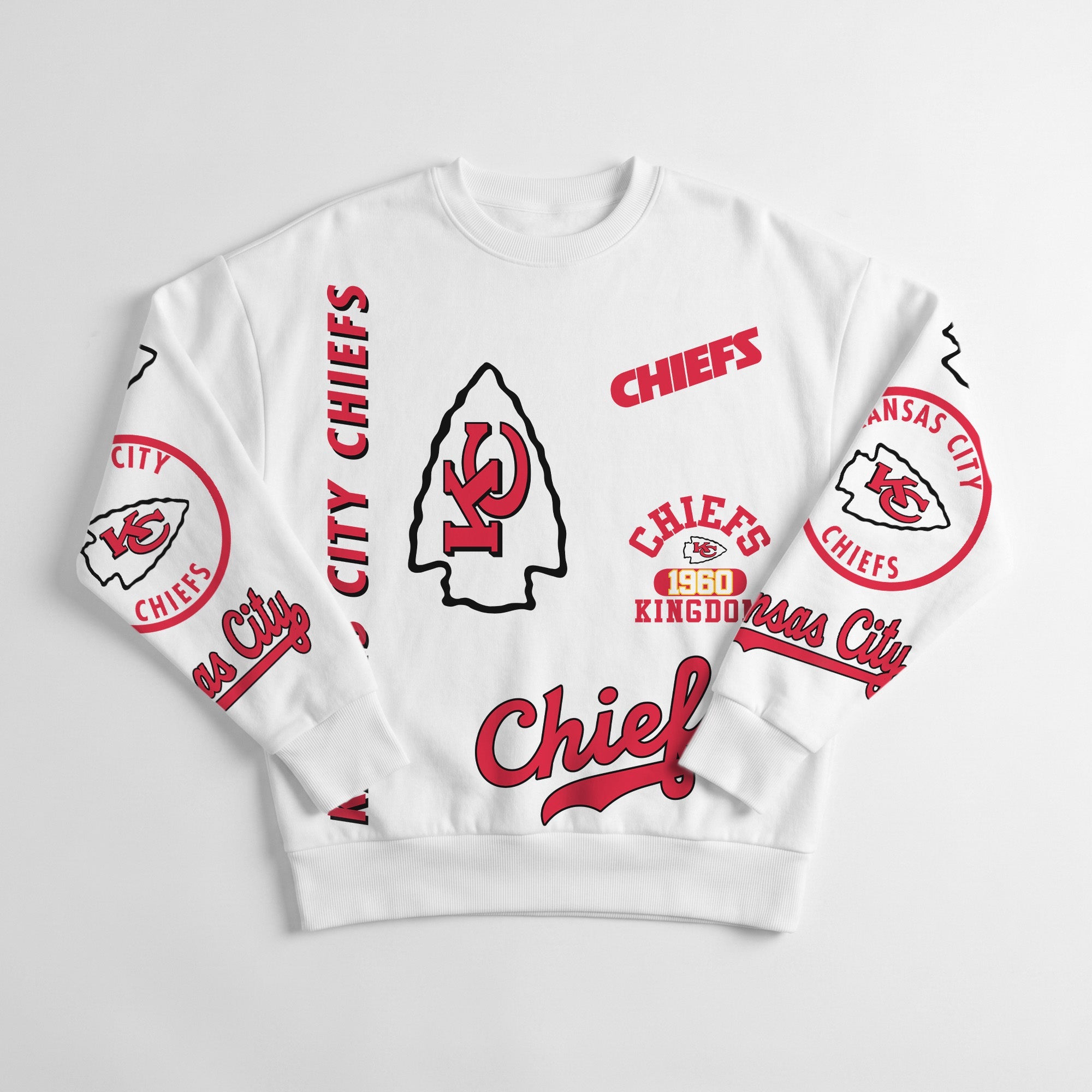 KANSAS CITY CHIEFS PRIME TIME PREMIUM CREWNECK SWEATSHIRT